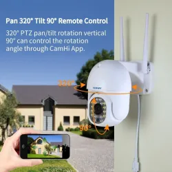Drahtlose Überwachungskamera - 1080P - PTZ IP - HD - Wifi - Outdoor - CCTV - Überwachung