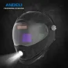 Professional welding helmet - auto darkening - adjustable - ADL-MA900VL-E - with LED lightHelmets