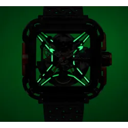 CIGA Design X Series Skeleton - automatic men's watch - stainless steel - waterproofWatches