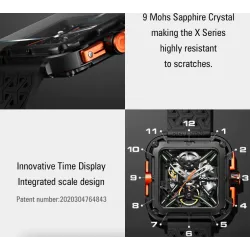 CIGA Design X Series Skeleton - automatic men's watch - stainless steel - waterproofWatches