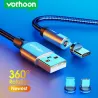 Magnetic charging cable - USB - Micro USB - type-C - fast charge - for iPhoneCables
