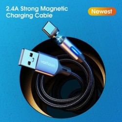 Magnetisches Ladekabel - USB - Micro USB - Typ-C - Schnellladung - für iPhone