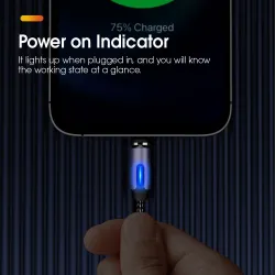Magnetic charging cable - USB - Micro USB - type-C - fast charge - for iPhoneCables
