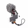 BOYA BY-MM1 - Mikrofon - mit Fell - Videoaufzeichnung - für iPhone X 8 7 Huawei Nikon Canon DSLR
