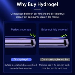 Hydrogelfolie - Displayschutzfolie - für Samsung Galaxy S10 S20 S9 S8 S21 Plus Ultra Note - 4 Stück