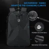 Modischer Rucksack - wasserdicht - diebstahlsicher - USB-Ladeanschluss - für 17,3-Zoll-Laptop