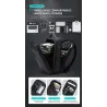 Modischer Rucksack - wasserdicht - diebstahlsicher - USB-Ladeanschluss - für 17,3-Zoll-Laptop