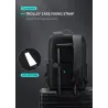 Modischer Rucksack - wasserdicht - diebstahlsicher - USB-Ladeanschluss - für 17,3-Zoll-Laptop