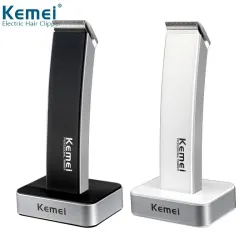 Kemei KM-619 - Haarschneider - wiederaufladbar - superschlank - mit Ständer