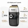 Kemei KM-2026 - electric shaver / beard trimmer - LCD - 3 speed - 0.0mmHair trimmers