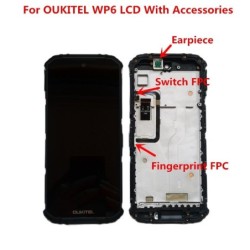 Original 6.3inch touch screen - 2340 x 1080 LCD display - with frame - Digitizer - assembly kit - for OUKITEL WP6Screens