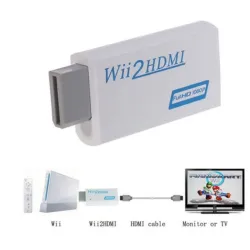 Wii HDMI Adapter Konverter Wii2HDMI 1080P