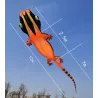 Large lizard - gecko - kite - inflatable - single line - 12mKites