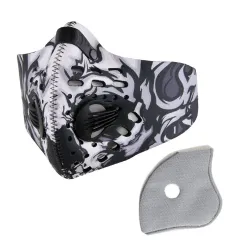 Antibacterial face mask - sports / cycling / windproof / dustproof - with activated carbon filterMouth masks