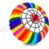 Colorful rainbow with spider - large kite - 2.5mKites