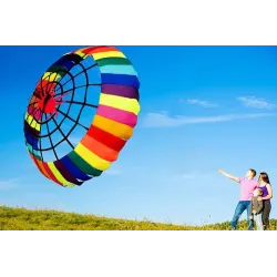 Colorful rainbow with spider - large kite - 2.5mKites