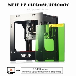 NEJE - Mini DIY Lasergravierer - Gravier-/Schneidemaschine - Laserdrucker - 405nm - 1500mW / 2000mW