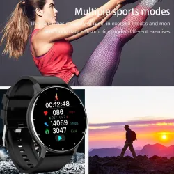 LIGE - Smart Watch - Full-Touchscreen - Fitness-Tracker - Blutdruck - Wasserdicht - Bluetooth - Android IOS