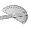 180-Grad-Winkelmesser - Winkelmesser - Messlineal - drehbar - Edelstahl - 0 - 145 mm