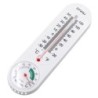 Wall hanging thermometer - temperature / humidity meter - indoor / outdoor - 23cm
