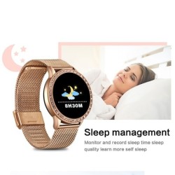 LIGE - Smart Watch - Farbdisplay - Full Touch - Fitnesstracker - Blutdruck - Wasserdicht - Unisex