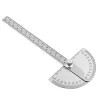180-Grad-Winkelmesser - Winkelmesser - Messlineal - drehbar - Edelstahl - 0 - 145 mm