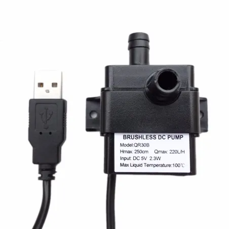 Mini-Tauchwasserpumpe - wasserdicht - mit USB-Anschluss - geräuscharm