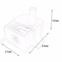 Mini-Tauchwasserpumpe - wasserdicht - mit USB-Anschluss - geräuscharm