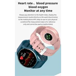 LIGE - Smart Watch - Full-Touchscreen - Fitness-Tracker - Blutdruck - Wasserdicht - Bluetooth - Android IOS