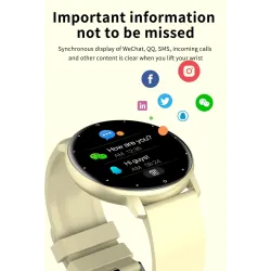 Smart Watch - full touch screen - fitness tracker - blood pressure - waterproof - Bluetooth - Android IOSSmart-Wear
