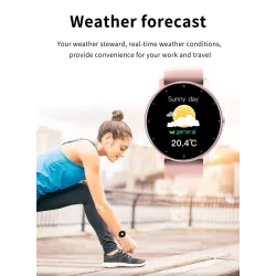 LIGE - Smart Watch - Full-Touchscreen - Fitness-Tracker - Blutdruck - Wasserdicht - Bluetooth - Android IOS