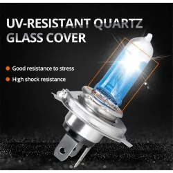Halogenbirne - H7 - H4/9003/HB2 Hi/Lo - 12V - Auto-/Motorrad-Scheinwerferlampe