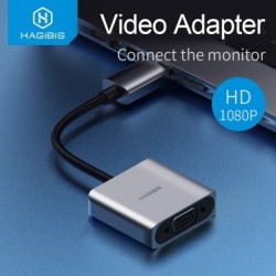 HDMI-kompatibler auf VGA-Adapter - Micro-USB - mit Video-/Audioleistung - 1080p
