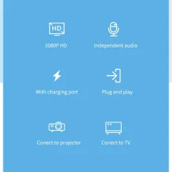 HDMI-kompatibler auf VGA-Adapter - Micro-USB - mit Video-/Audioleistung - 1080p
