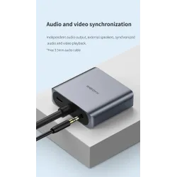 HDMI-kompatibler auf VGA-Adapter - Micro-USB - mit Video-/Audioleistung - 1080p