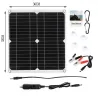 Solarpanel – 100 W – Dual 12 V/5 V USB – mit Controller – wasserdicht – Batterieladegerät