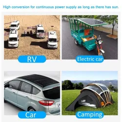 Solarpanel – 100 W – Dual 12 V/5 V USB – mit Controller – wasserdicht – Batterieladegerät