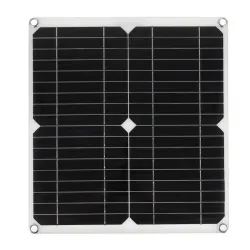 Solarpanel – 100 W – Dual 12 V/5 V USB – mit Controller – wasserdicht – Batterieladegerät