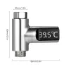 Water temperature meter - thermometer - LED LCD display - 360 degrees rotation - for shower / bathBathroom & Toilet