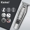 Kemei - professional hair trimmer - cordless - with digital LED displayHair trimmers
