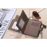 Klassische Retro-Brieftasche - Kartenhalter - mit Reißverschluss