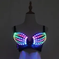 LED glowing bra - sexy party outfit - masquerades / HalloweenCostumes