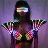 Bunter LED BH - leuchtende Weste - sexy Partyoutfit - für Maskerade / Halloween