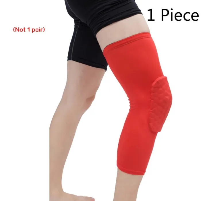 Schützende Knie-/Ellbogenschützer - Kompressionsmanschette - mit Wabenschaum - Fitness - Sport