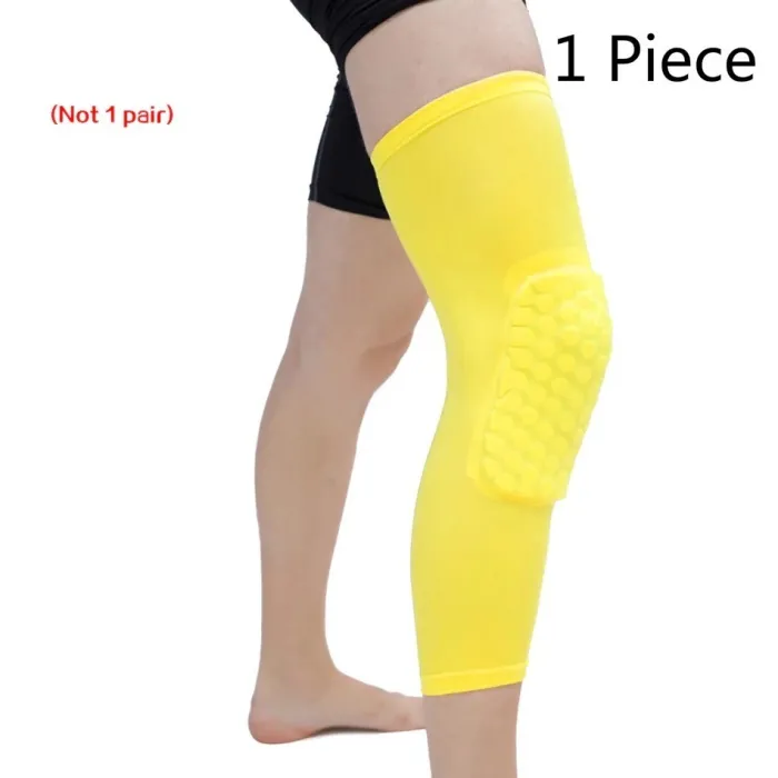 Schützende Knie-/Ellbogenschützer - Kompressionsmanschette - mit Wabenschaum - Fitness - Sport