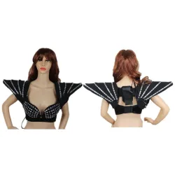 Bunter LED BH - leuchtende Weste - sexy Partyoutfit - für Maskerade / Halloween