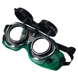 Schweißerbrille - Augenschutz - zweilagig - hochklappbar
