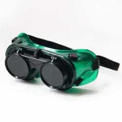 Welding goggles - eyes protection - two layers - flip-upHelmets