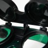 Schweißerbrille - Augenschutz - zweilagig - hochklappbar
