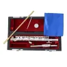 Professionelle Flöte - Piccolo - C-Klappe - Cupro Nickel - mit Tasche